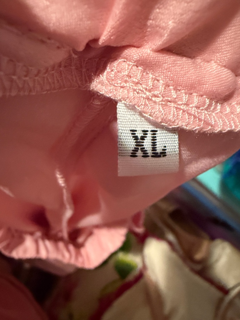 Peach Pink Draped Top - Picture 3 of 3